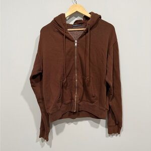 Brandy Melville Chocolate Brown Hoodie